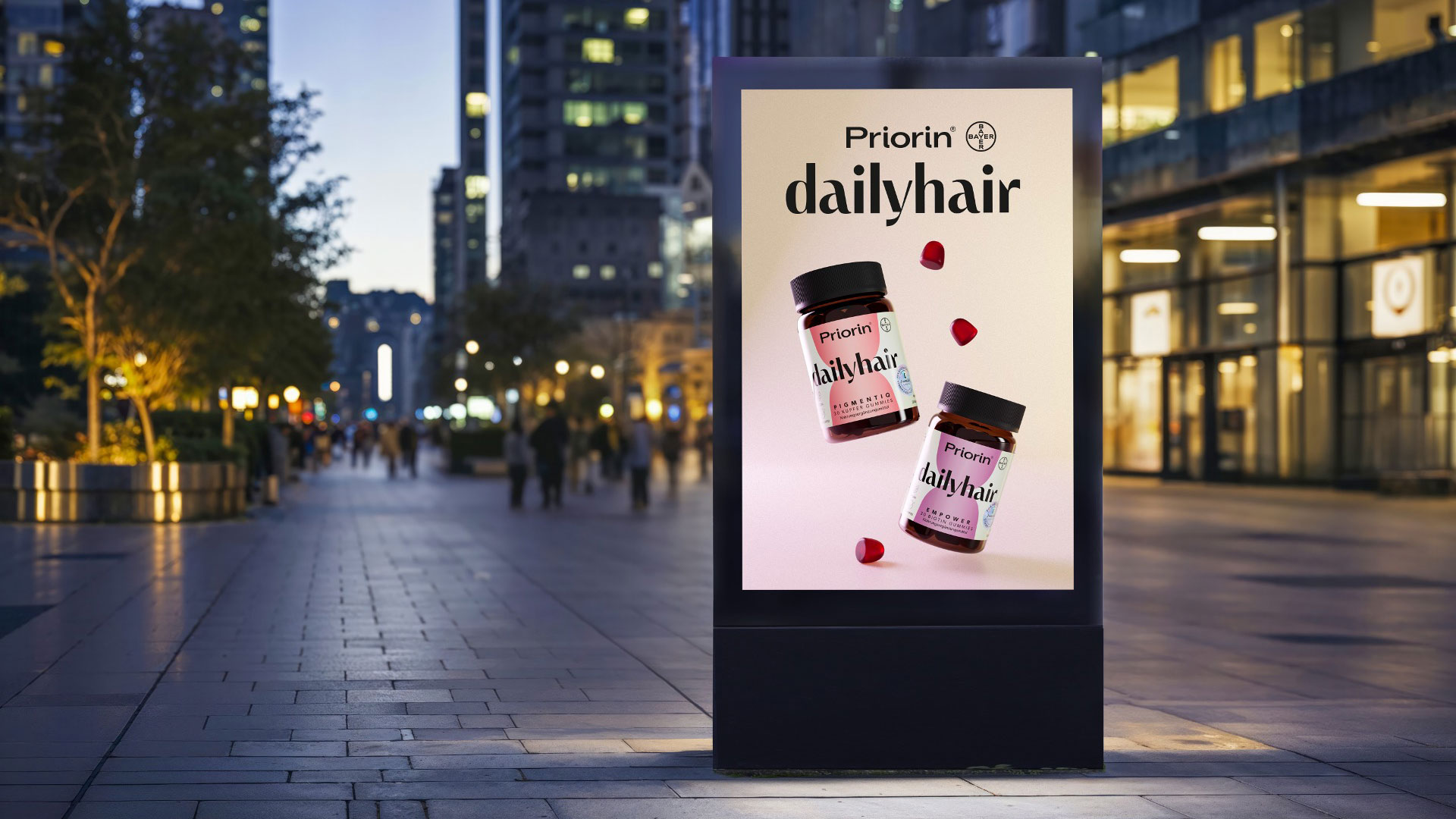 brandpack x Priorin dailyhair Citylight